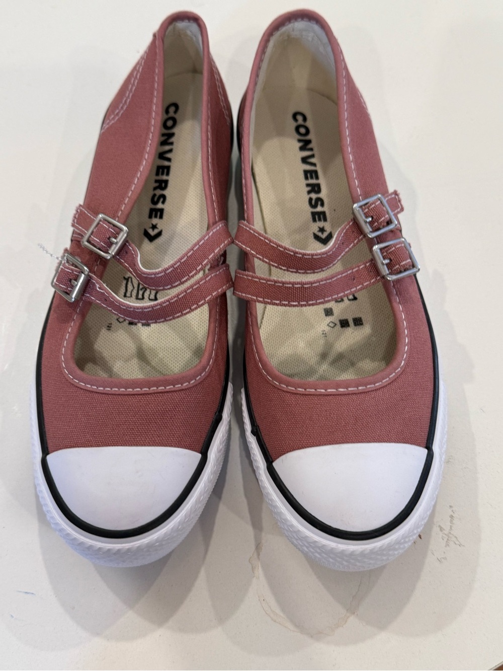 Converse pink dainty Mary chuck taylor shoes